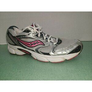 Women's SAUCONY Running Sneakers Shoes  15118-1 Gray Silver Pink US Size 9